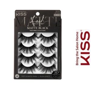 KISS Lash Couture Matte Black Faux Mink Collection